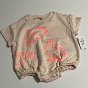 NWT GAP Girls Outfit 0-3 Months Pink One Piece New with Tags Baby GAP